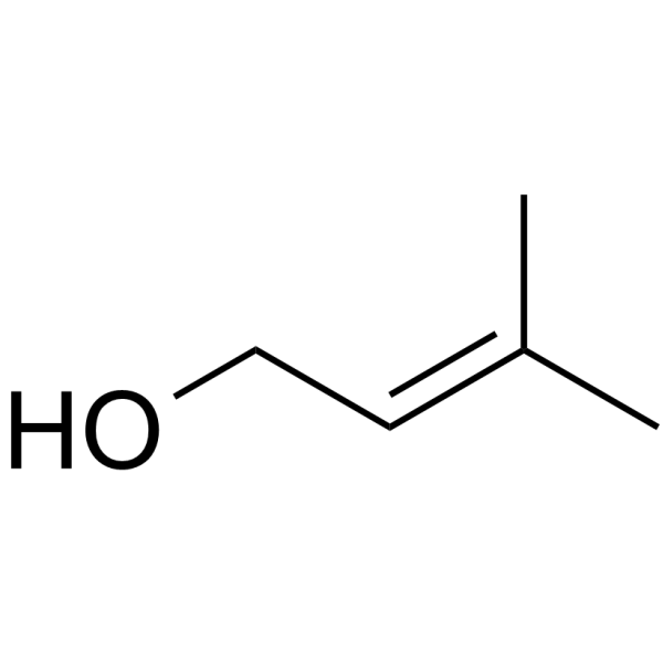 3-Methyl-2-buten-1-ol Chemical Structure