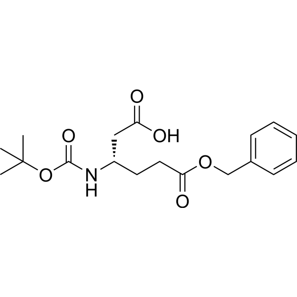 Boc-β-HoGlu(OBzl)-OH Chemical Structure