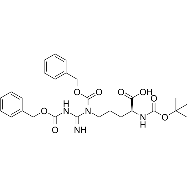 Boc-Arg(di-Z)-OH Chemical Structure