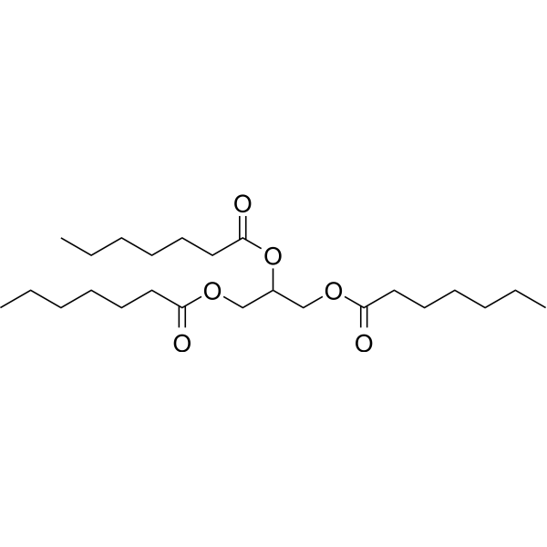Triheptanoin Chemical Structure