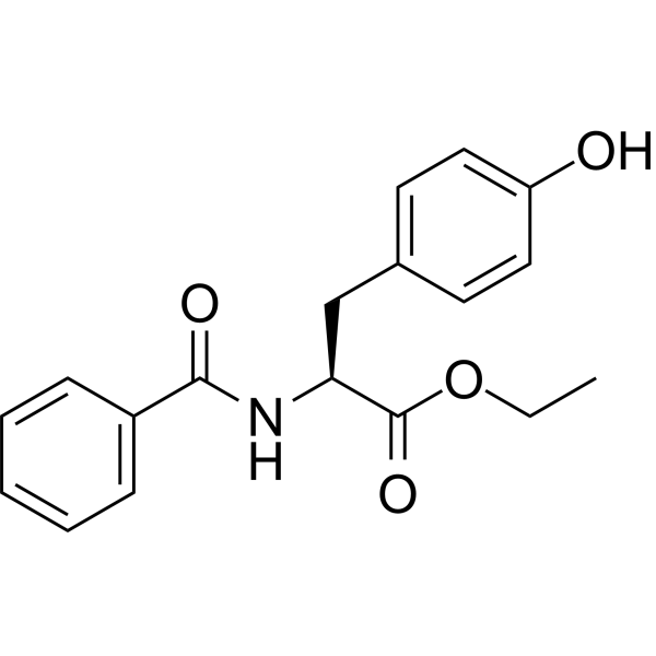 Bz-Tyr-OEt Chemical Structure