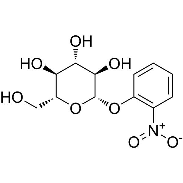 2-Nitrophenyl β-D-glucopyranoside Chemical Structure