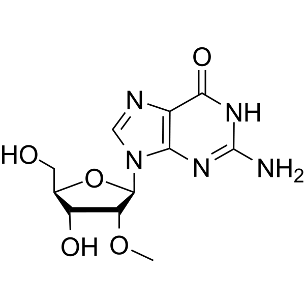 2'-O-Methylguanosine Chemical Structure