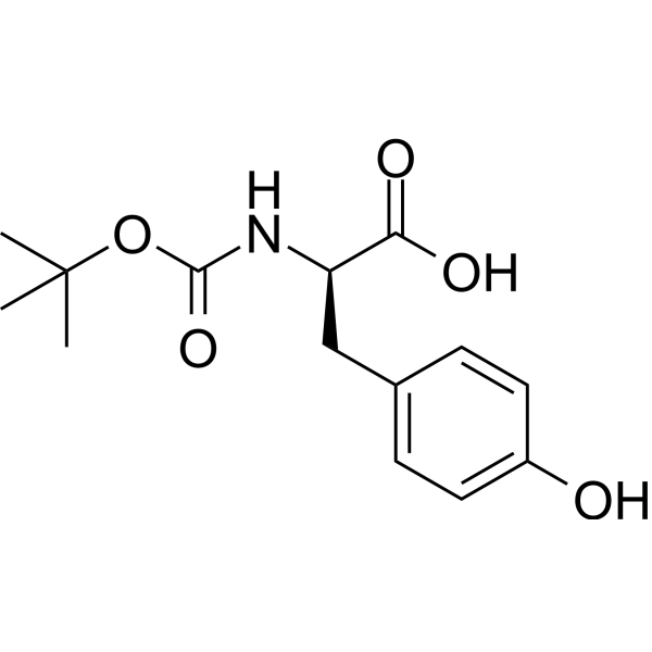 Boc-D-Tyr-OH Chemical Structure