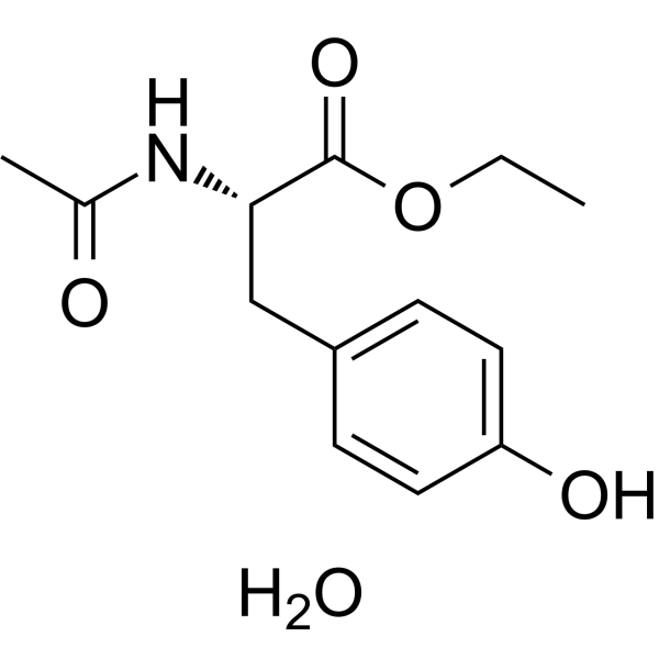 Ac-Tyr-OEt.H2O Chemical Structure