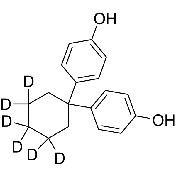 Bisphenol Z-d<sub>6</sub> Chemical Structure