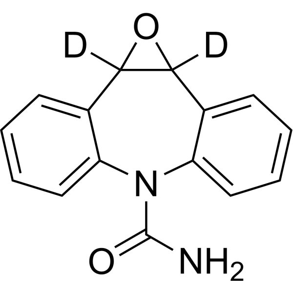 Carbamazepine 10,11 epoxide-d<sub>2</sub> Chemical Structure
