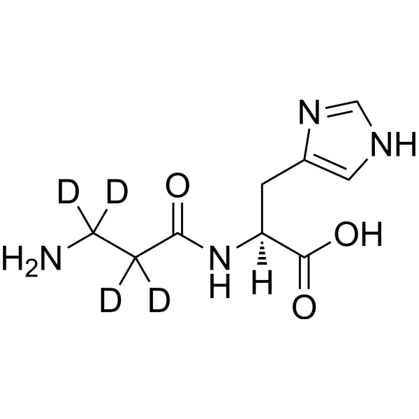 L-Carnosine-d<sub>4</sub> Chemical Structure