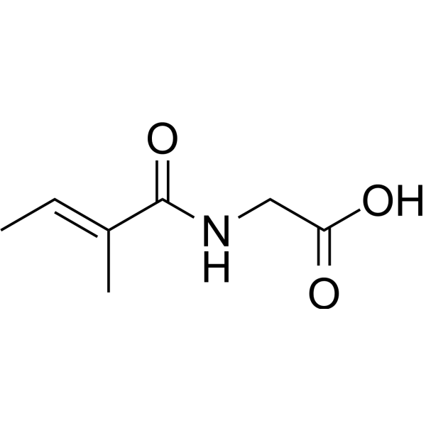 (<em>E</em>)-2-(2-Methylbut-2-enamido)acetic acid