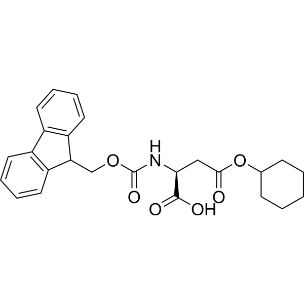Fmoc-Asp(OcHex)-OH Chemical Structure