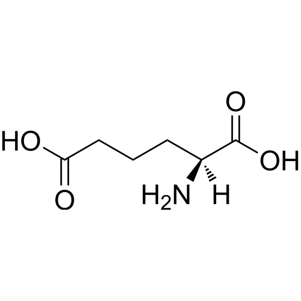 (S)-2-Aminohexanedioic acid Chemical Structure