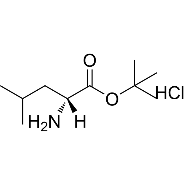 tert-Butyl D-leucinate hydrochloride Chemical Structure