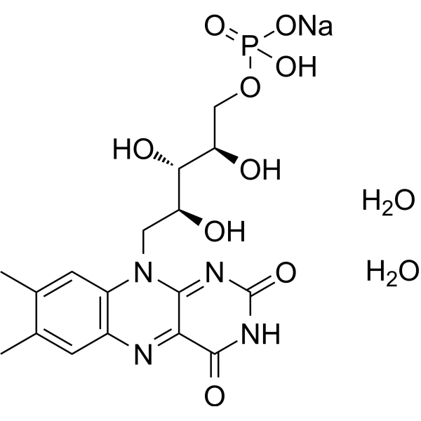 Riboflavin phosphate sodium hydrate