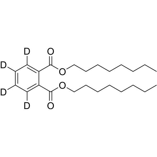 Dioctyl phthalate-d<sub>4</sub> Chemical Structure