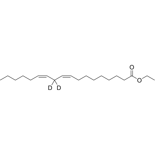 Ethyl linoleate-d<sub>2</sub> Chemical Structure