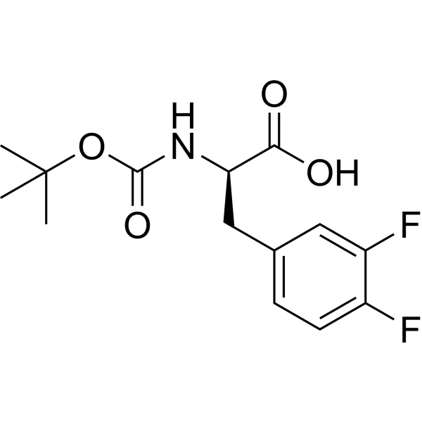 Boc-D-Phe(3,4-DiF)-OH Chemical Structure