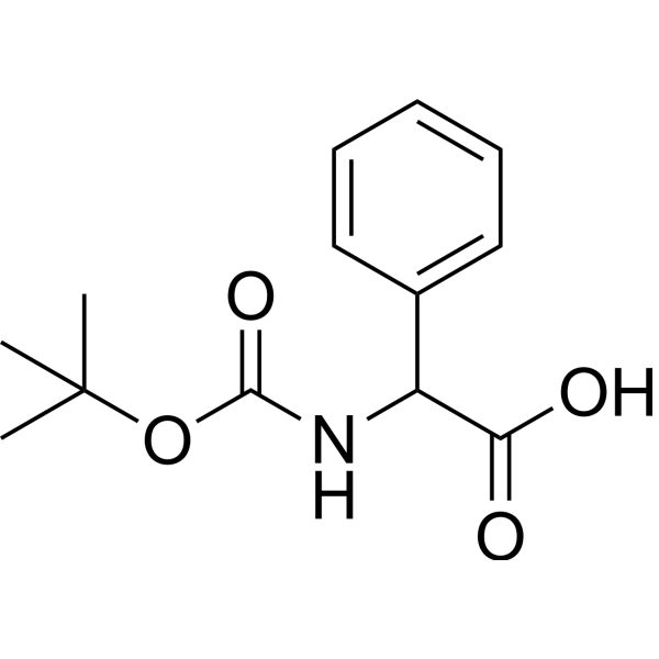 Boc-DL-Phg-OH Chemical Structure