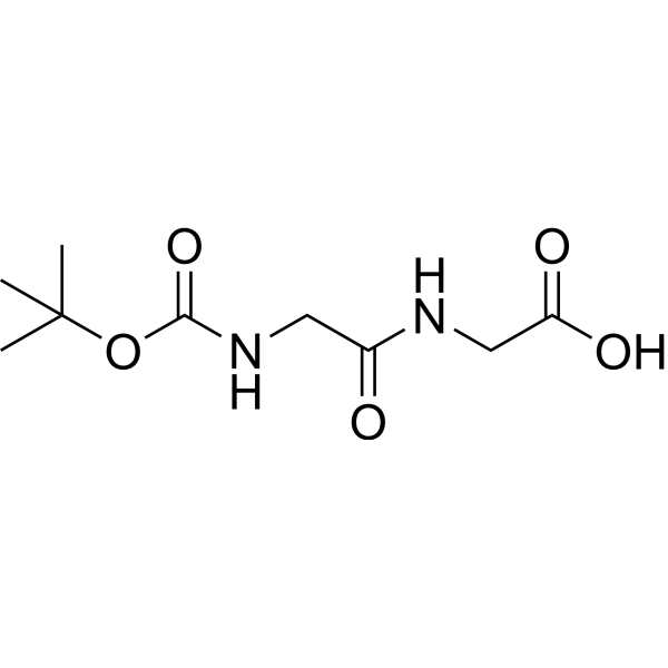 Boc-Gly-Gly-OH Chemical Structure