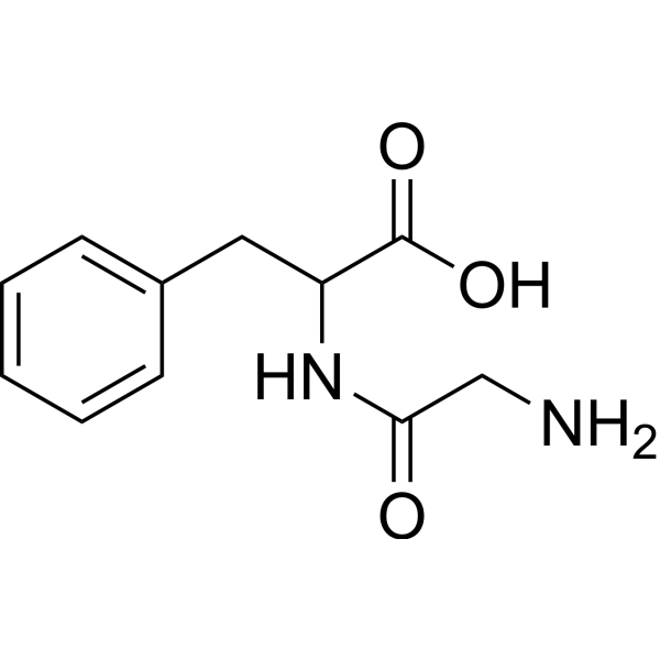 Glycyl-DL-phenylalanine Chemical Structure