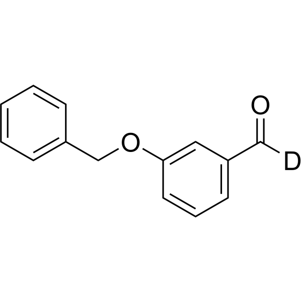 3-Benzyloxybenzaldehyde-α-d<sub>1</sub> Chemical Structure