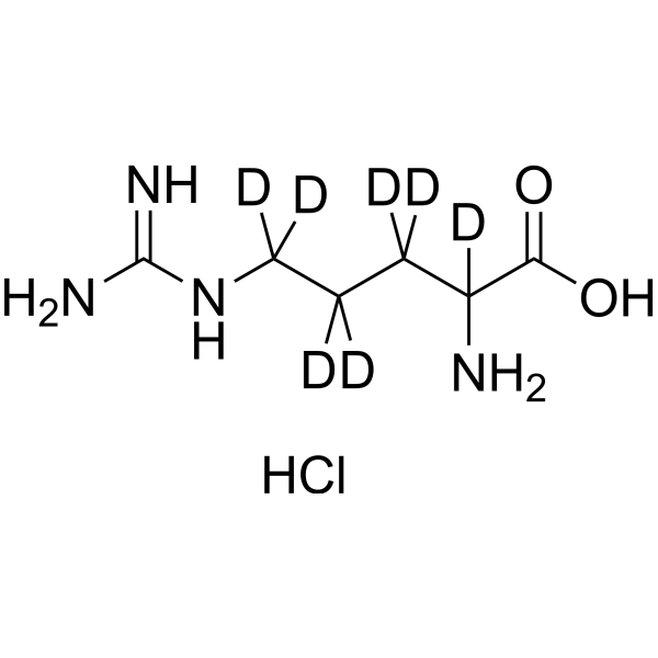 Arginine-d<sub>7</sub> hydrochloride Chemical Structure