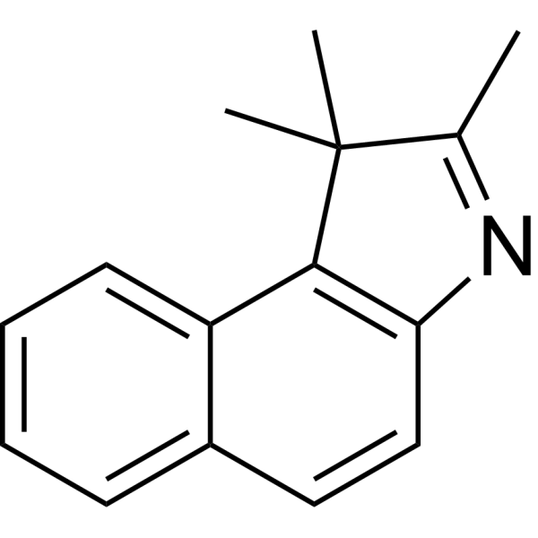 1,1,2-Trimethyl-1H-benz[e]indole Chemical Structure