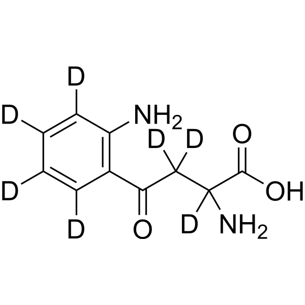<em>2</em>-Amino-4-(<em>2</em>-aminophenyl)-4-oxobutanoic acid-d7