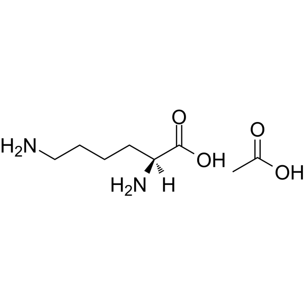 L-Lysine acetate Chemical Structure