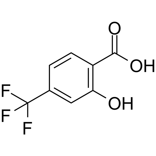 4-Trifluoromethylsalicylic acid Chemical Structure