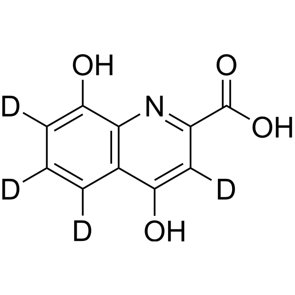 Xanthurenic acid-d<sub>4</sub> Chemical Structure