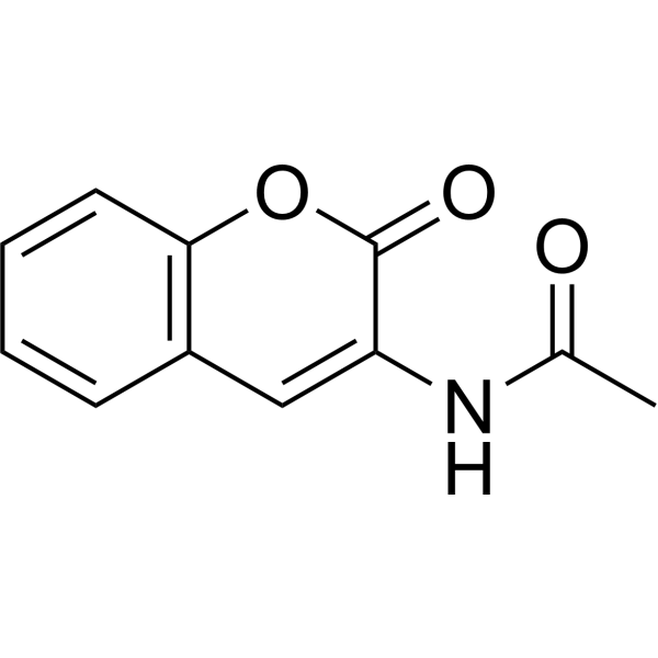 3-Acetamidocoumarin Chemical Structure