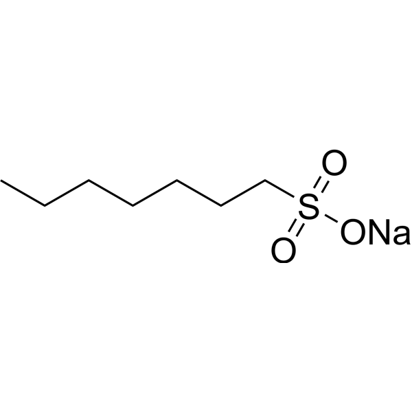 Sodium heptane-1-sulfonate Chemical Structure