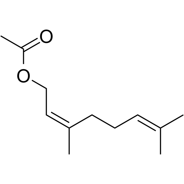 Neryl acetate Chemical Structure