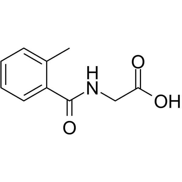 2-(2-Methylbenzamido)acetic acid Chemical Structure