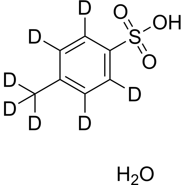 p-Toluenesulfonic acid-d<sub>7</sub> monohydrate Chemical Structure