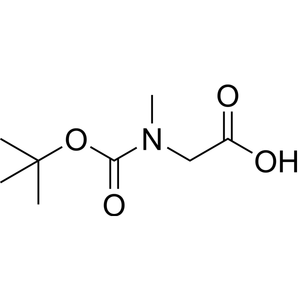 Boc-Sar-OH Chemical Structure