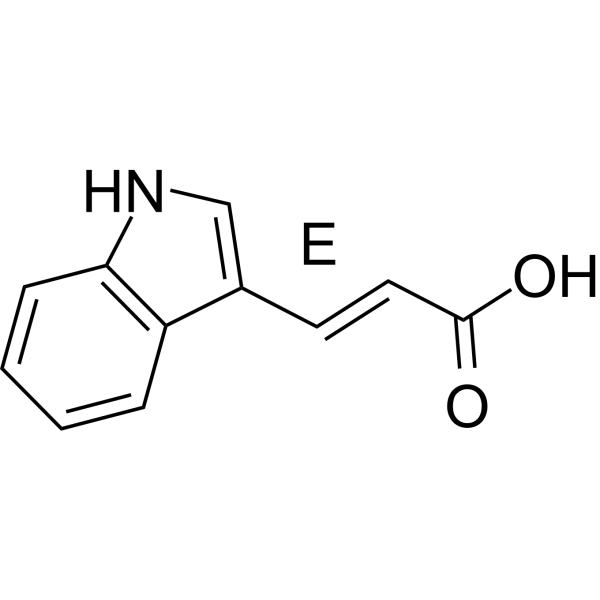 trans-3-Indoleacrylic acid Chemical Structure
