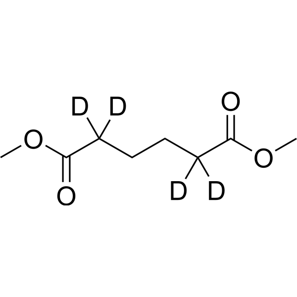 Dimethyl adipate-d<sub>4</sub> Chemical Structure