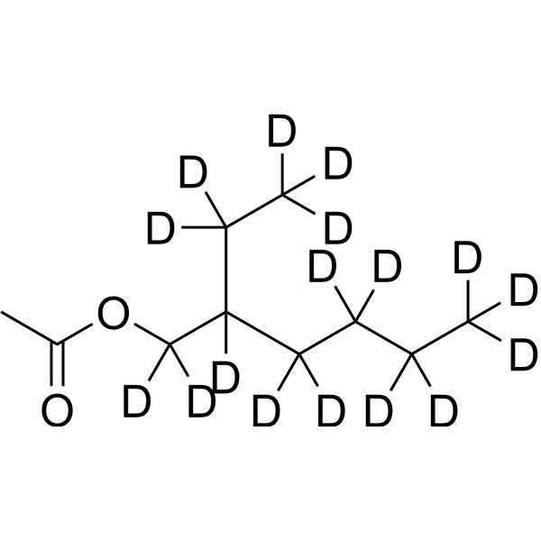2-Ethylhexyl acetate-d<sub>17</sub> Chemical Structure