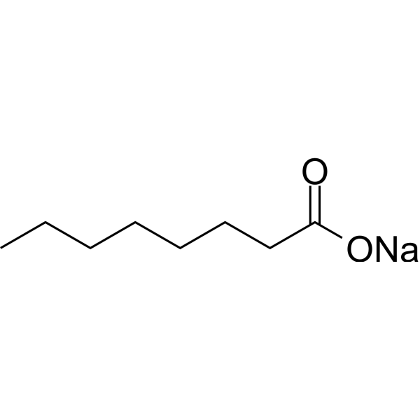 Octanoate sodium Chemical Structure