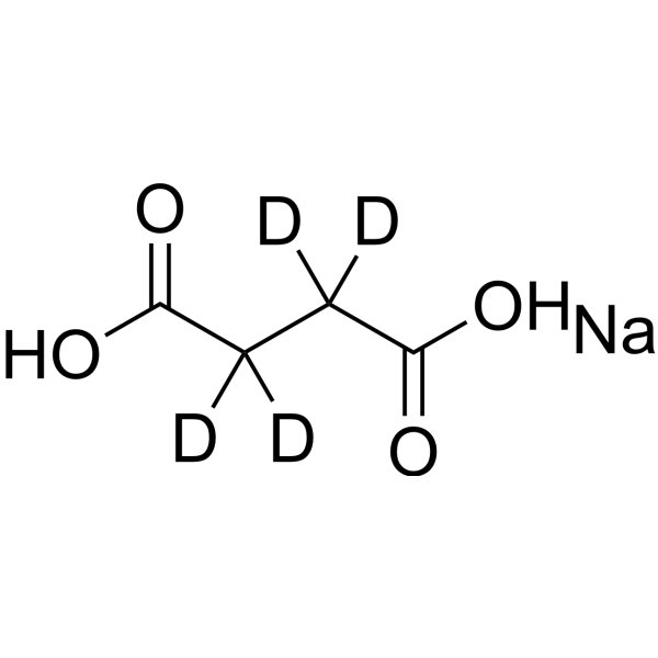 Disodium succinate-d<sub>4</sub> Chemical Structure