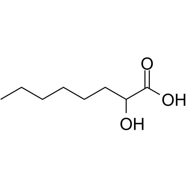 2-Hydroxyoctanoic acid Chemical Structure