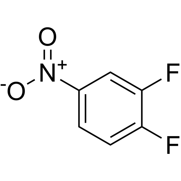3,4-Difluoronitrobenzene Chemical Structure