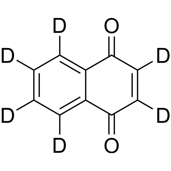 1,4-Naphthoquinone-d<sub>6</sub> Chemical Structure