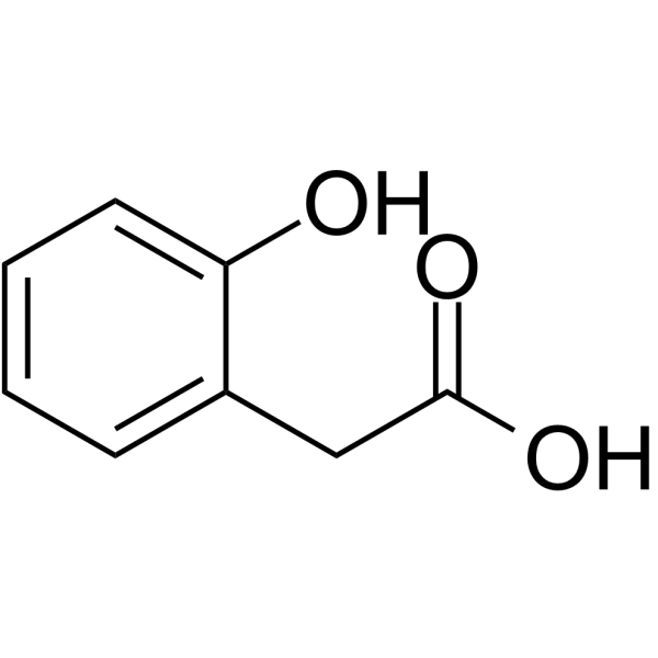 2-Hydroxyphenylacetic acid Chemical Structure