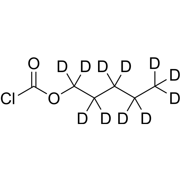 Pentyl carbonochloridate-d<sub>11</sub> Chemical Structure