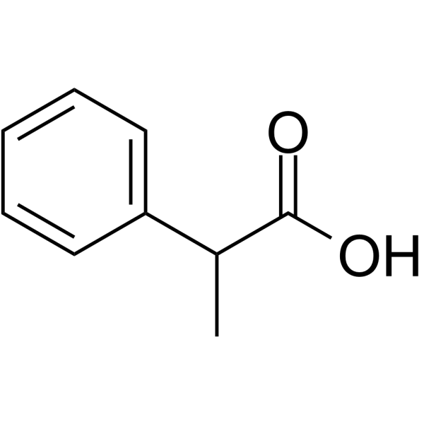 2-Phenylpropionic acid Chemical Structure