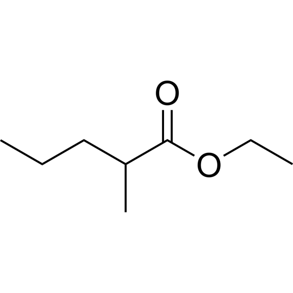 Ethyl 2-methylpentanoate Chemical Structure