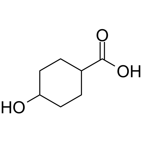 4-Hydroxycyclohexanecarboxylic acid Chemical Structure