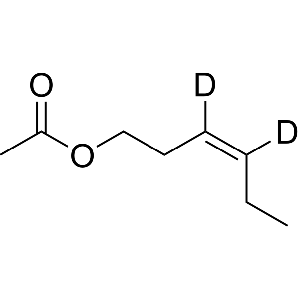 cis-3-Hexenyl Acetate-d<sub>2</sub> Chemical Structure
